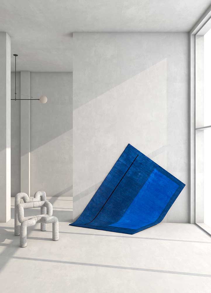 Sthir,Hand Knotted Modern Rugs