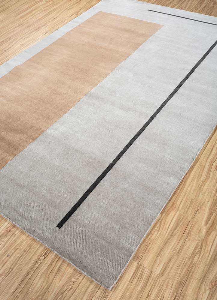 Sthir,Hand Knotted Modern Rugs