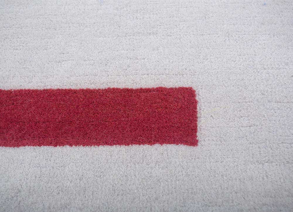 Sthir, Hand Knotted Bamboo Silk Wool Rug