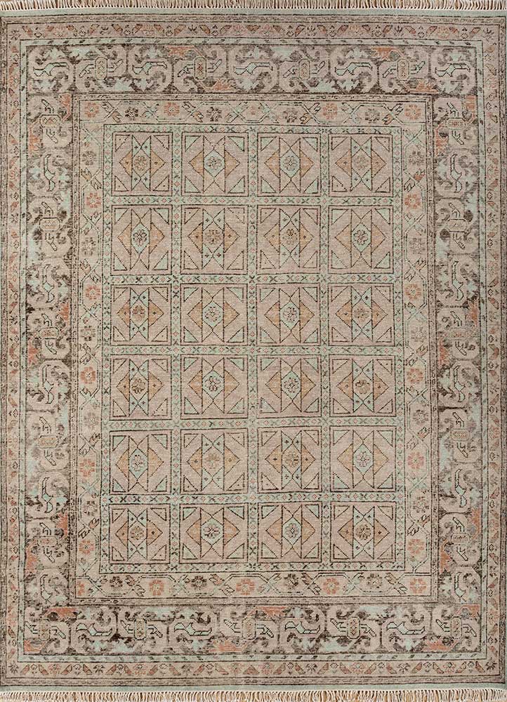 Savana Mystique Beige/Mystique Beige Wool Hand Knotted Rugs