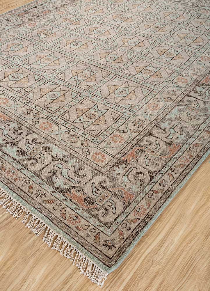Savana Mystique Beige/Mystique Beige Wool Hand Knotted Rugs