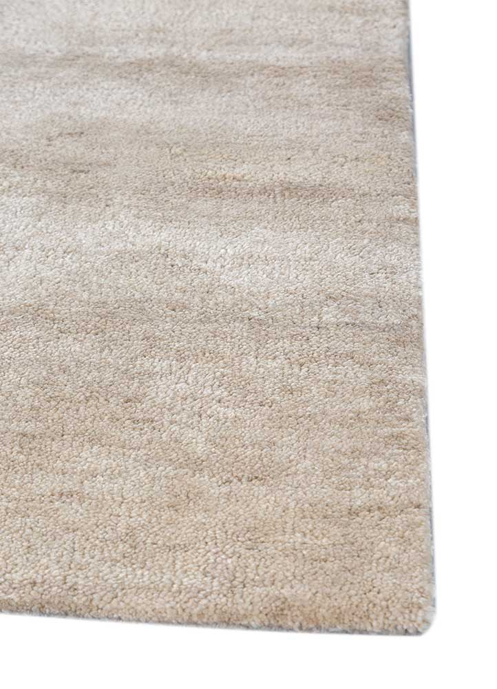 Sthir, Medium Tan/Alaskan Blue Hand Knotted Rugs