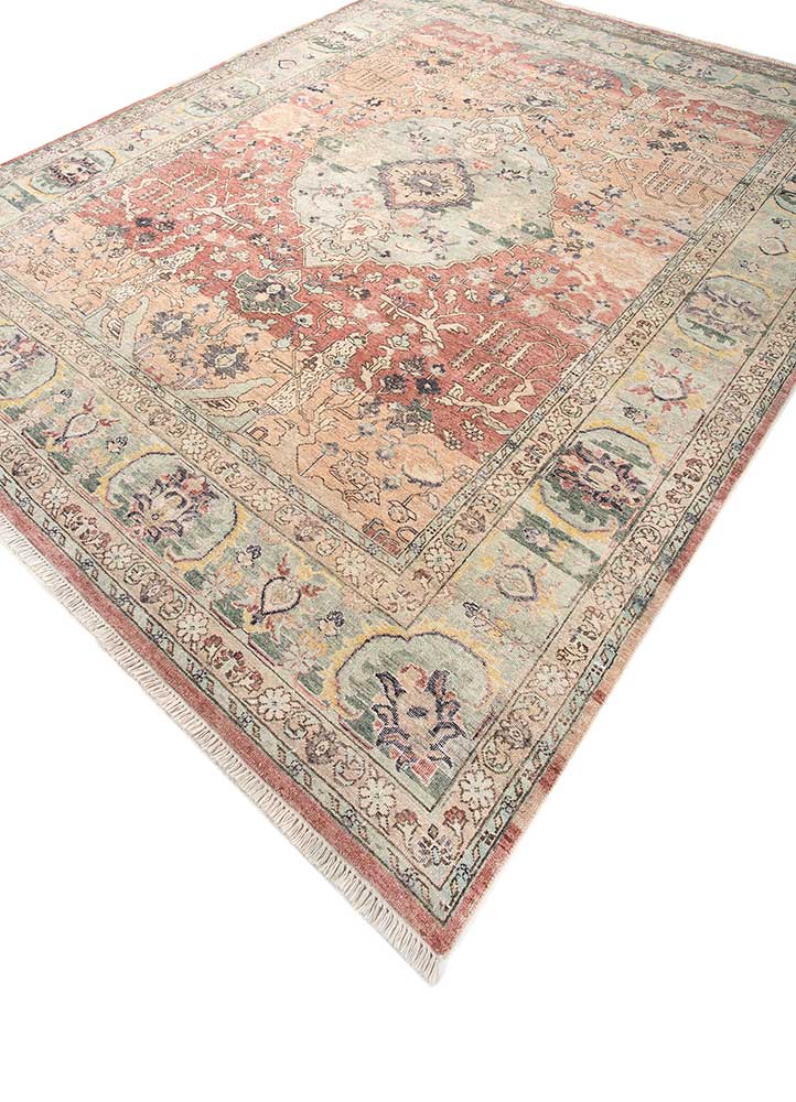 Hand knotted Woolen Multi Color Rugs