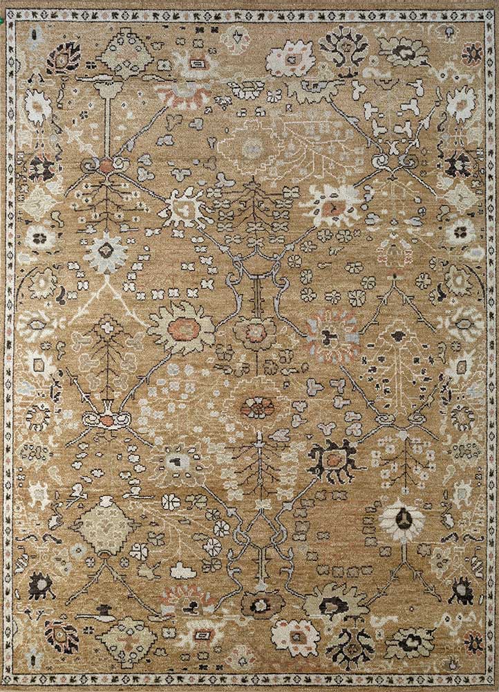 Savana Light Spice/Light Spice Hand Knotted Traditional Rugs