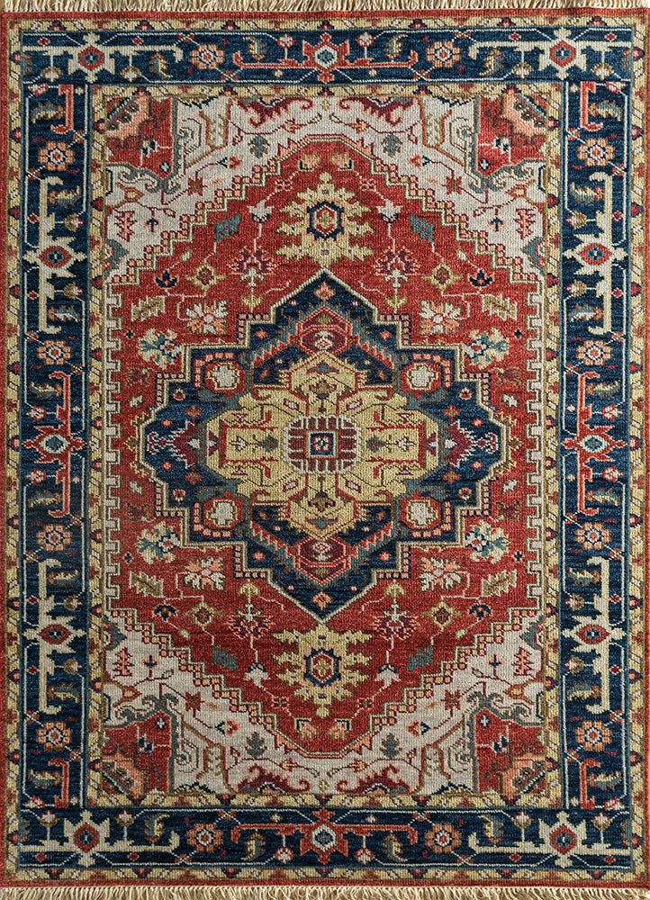 Savana Hand knotted Multi Colored Indian Rugs