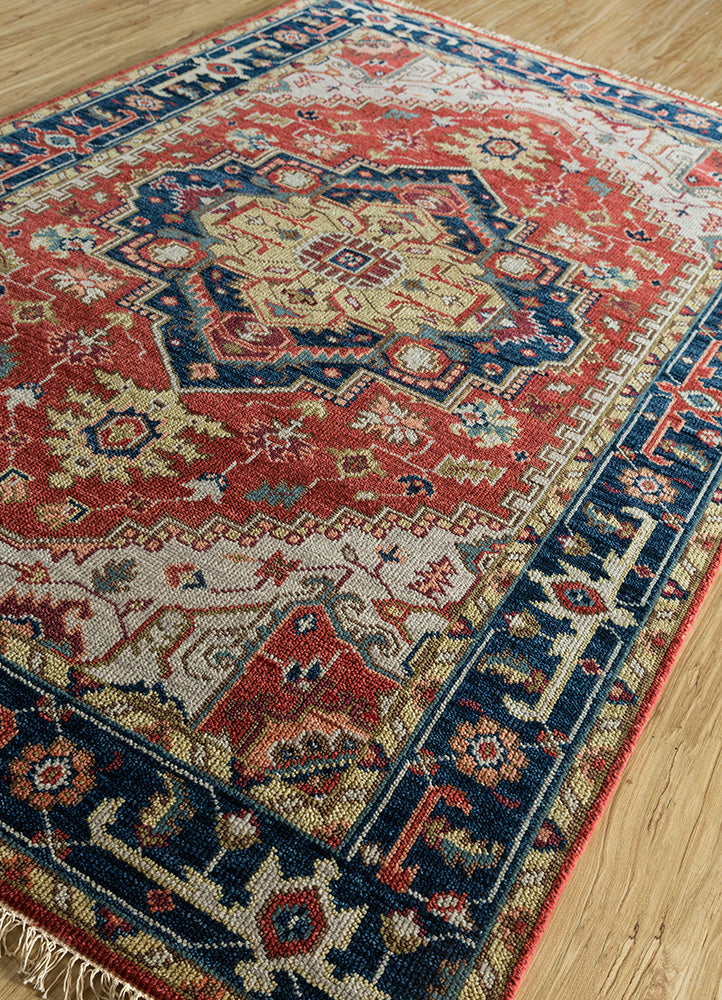 Savana Hand knotted Multi Colored Indian Rugs
