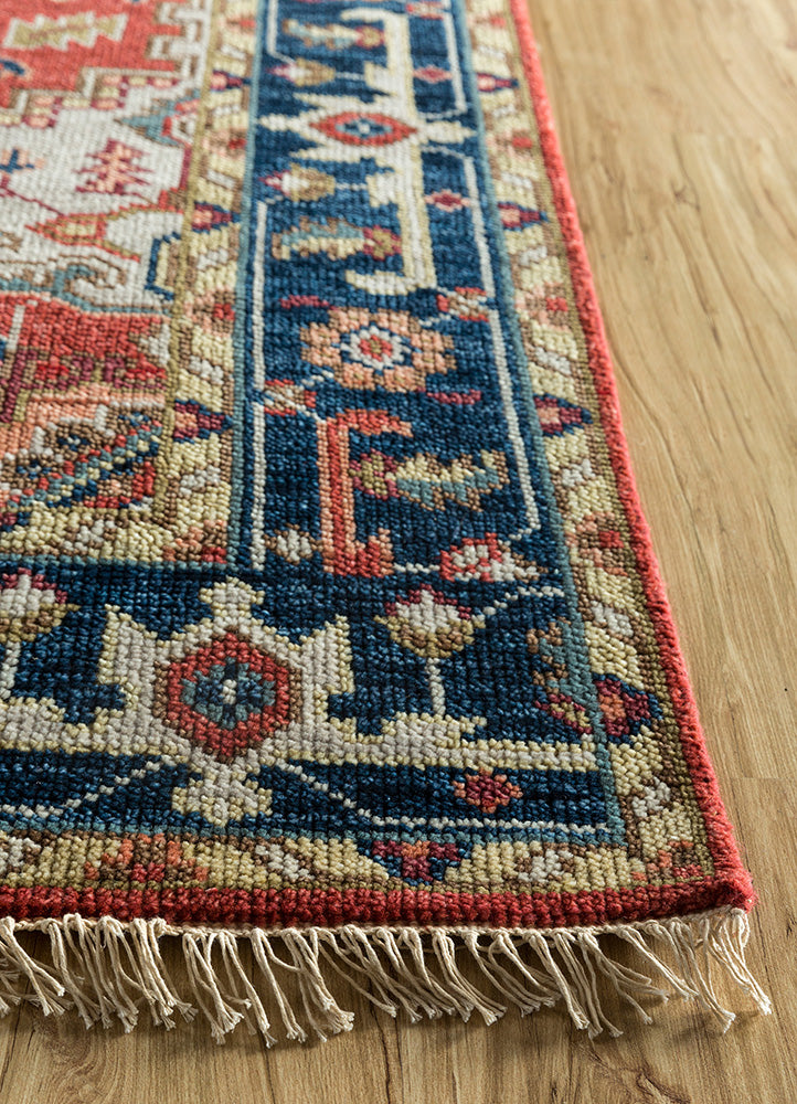 Savana Hand knotted Multi Colored Indian Rugs
