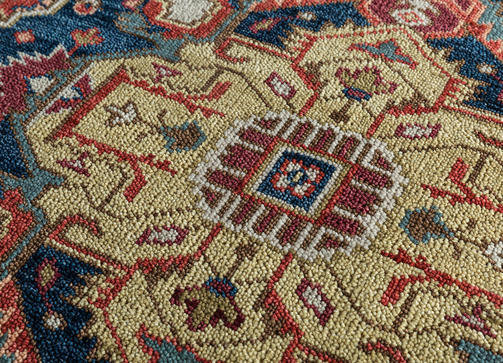 Savana Hand knotted Multi Colored Indian Rugs