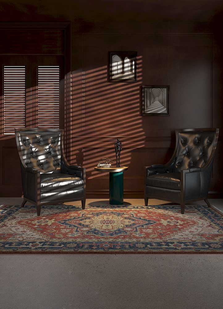 Savana Hand knotted Multi Colored Indian Rugs