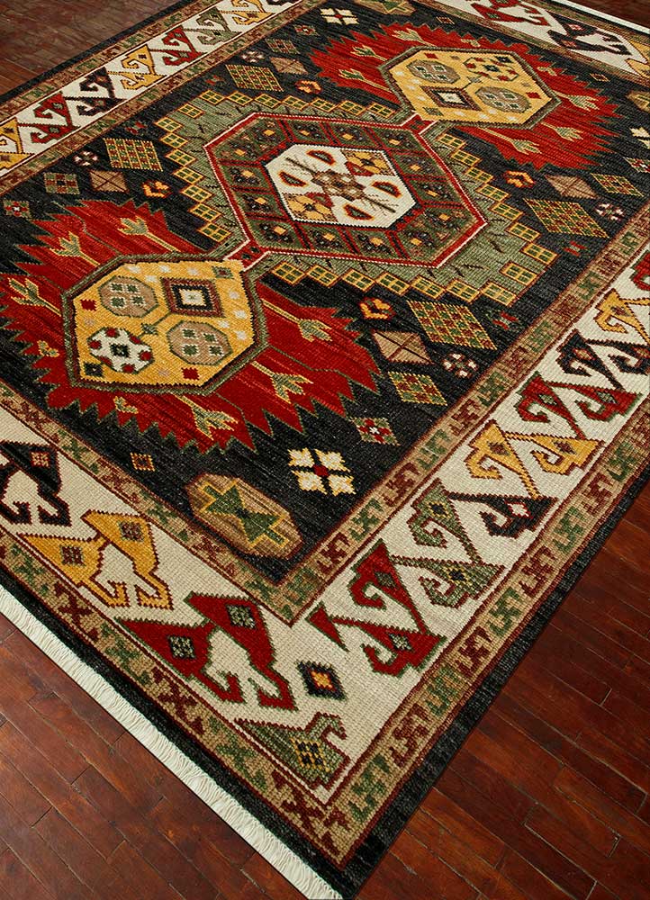 Savana Custom Hand Knotted Bamboo Silk Wool Rug