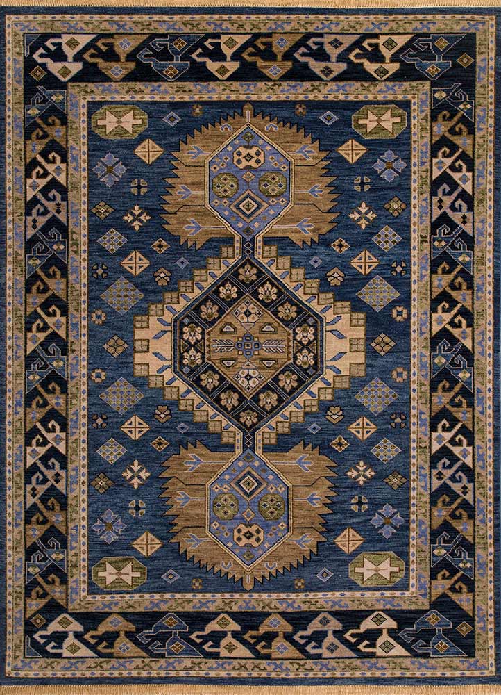 Savana Custom Hand Knotted Bamboo Silk Wool Rug