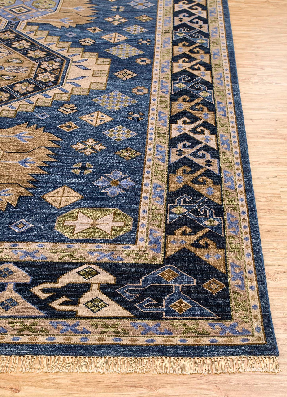 Savana Custom Hand Knotted Bamboo Silk Wool Rug