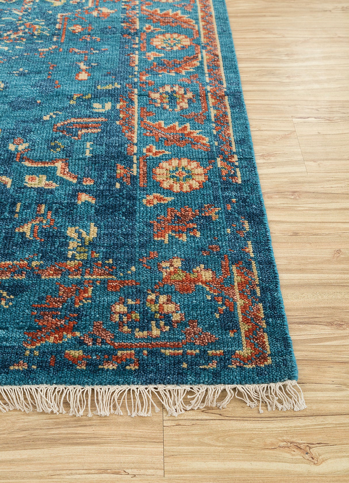 Savana Hand knotted Multi Color Rugs Transitional