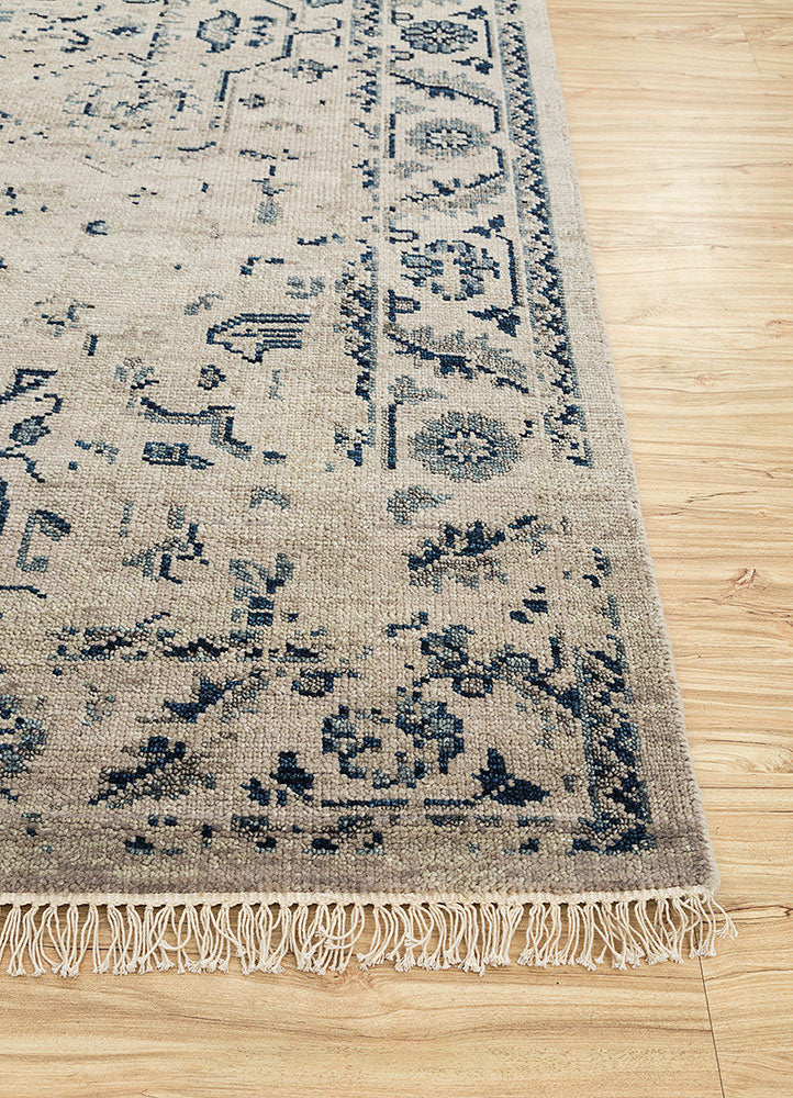 Savana Hand knotted Multi Color Rugs Transitional