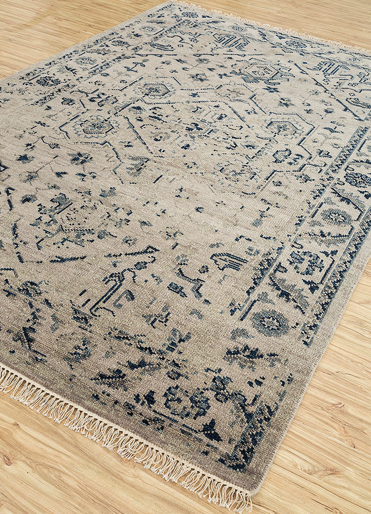 Savana Hand knotted Multi Color Rugs Transitional