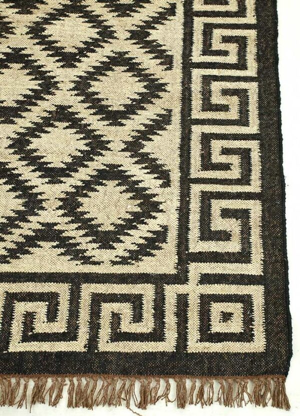 Handbraided Flatweave Kilim Rug, Jute Kilim Saratoga Rug