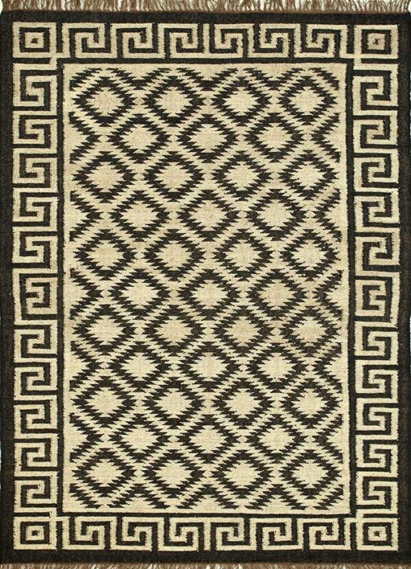 Handbraided Flatweave Kilim Rug, Jute Kilim Saratoga Rug