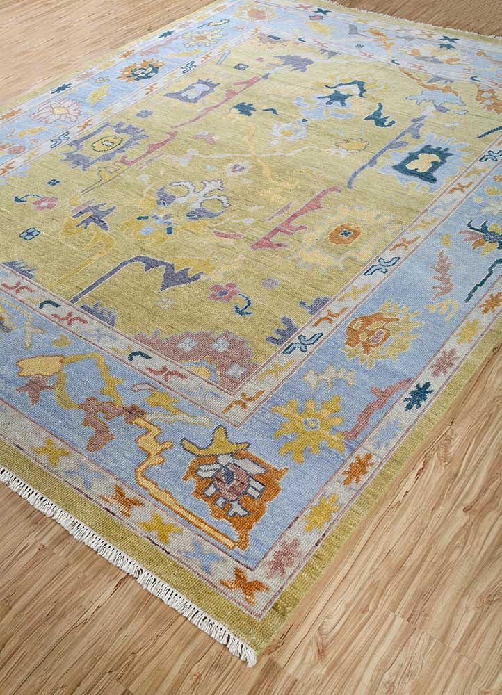 Cyanna Forever Blue Hand Knotted Rugs