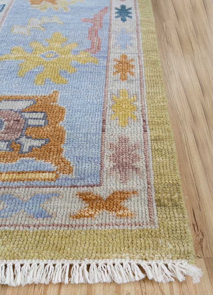 Cyanna Forever Blue Hand Knotted Rugs