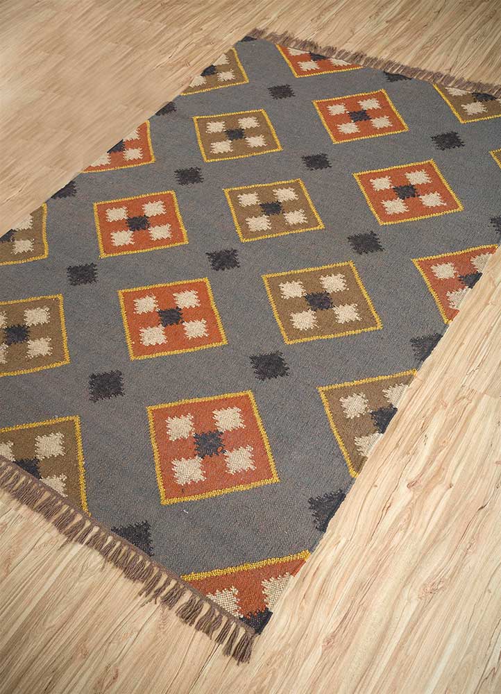 Kilim Dhurrie Rugs, Jute Kilim Sammamish Rug