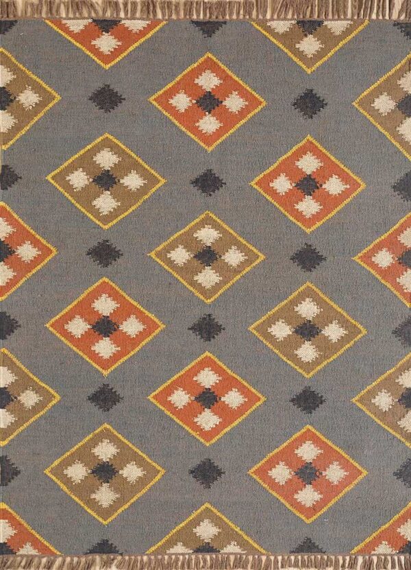 Kilim Dhurrie Rugs, Jute Kilim Sammamish Rug