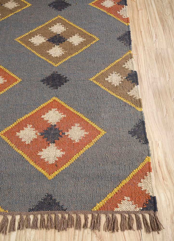 Kilim Dhurrie Rugs, Jute Kilim Sammamish Rug