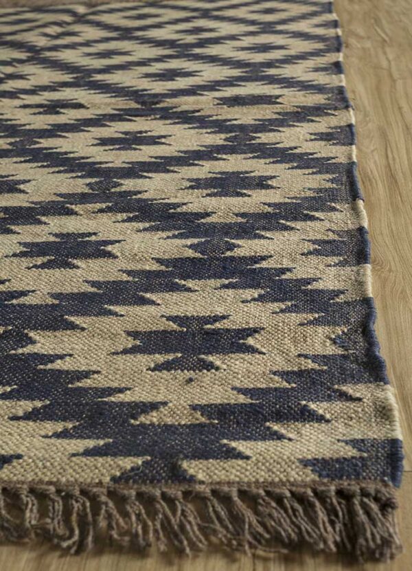 Neutral Wool Jute Kilim Rug Bethesda Rug