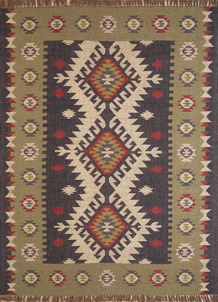 Wool Jute Kilim Rug Colleyville Rug