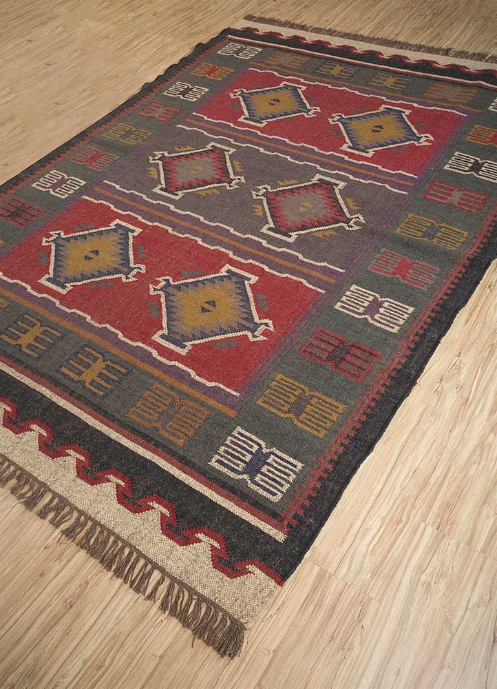 Kilim Dhurrie Rugs, Paradise Valley Jute Kilim Rug