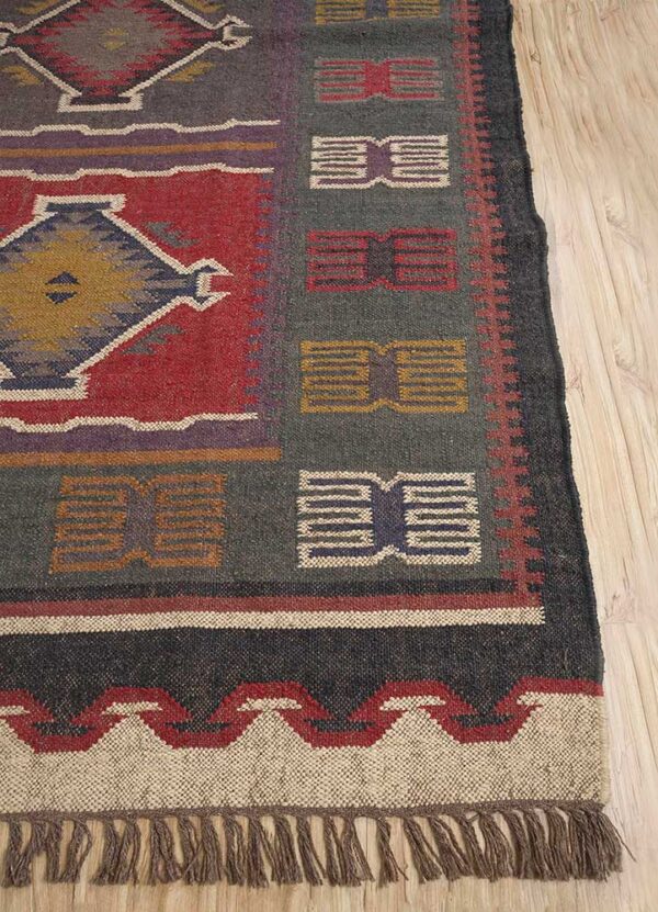 Kilim Dhurrie Rugs, Paradise Valley Jute Kilim Rug