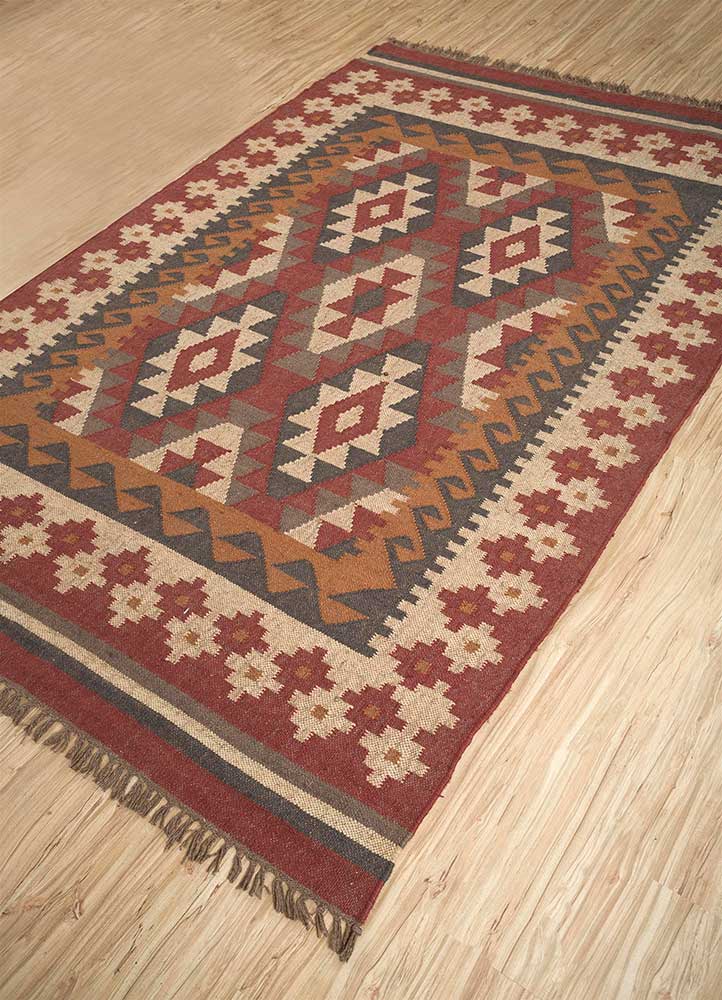 Colorful Jute Kilim Rugs Druid Hills Rug