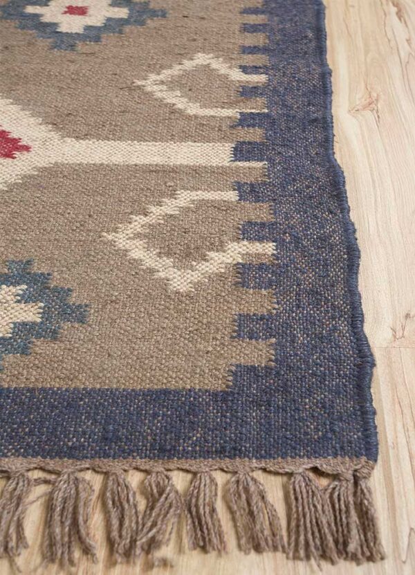 Kilim Area Rug, Jute Kilim Zionsville Rug