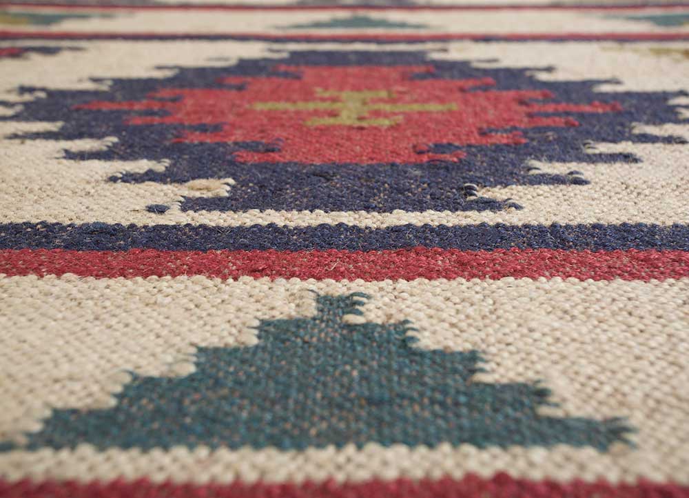 Boho Wool Jute Kilim Rug Brookmont Rug