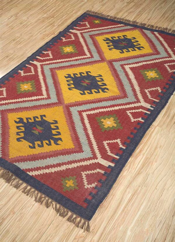 Natural Jute Kilim Dhurrie Rugs, Kilim San Ramon Rug