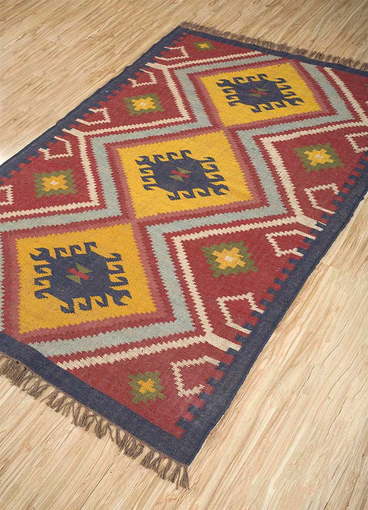 Natural Jute Kilim Dhurrie Rugs, Kilim San Ramon Rug