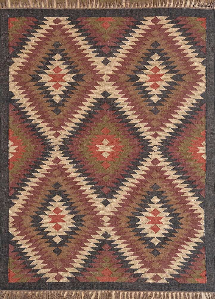 Dhurrie Rugs Jute Kilim Bloomfield Hills Rug
