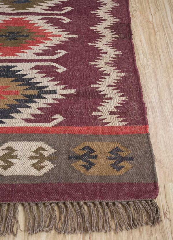 Wool Jute Kilim Rug Robins Rug