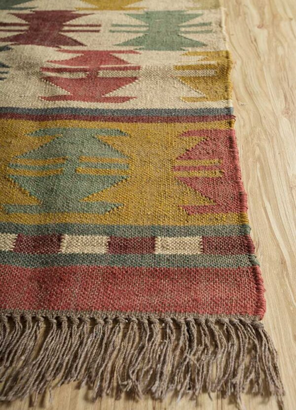 Natural Jute Kilim Dhurrie Rugs Cupertino Rug