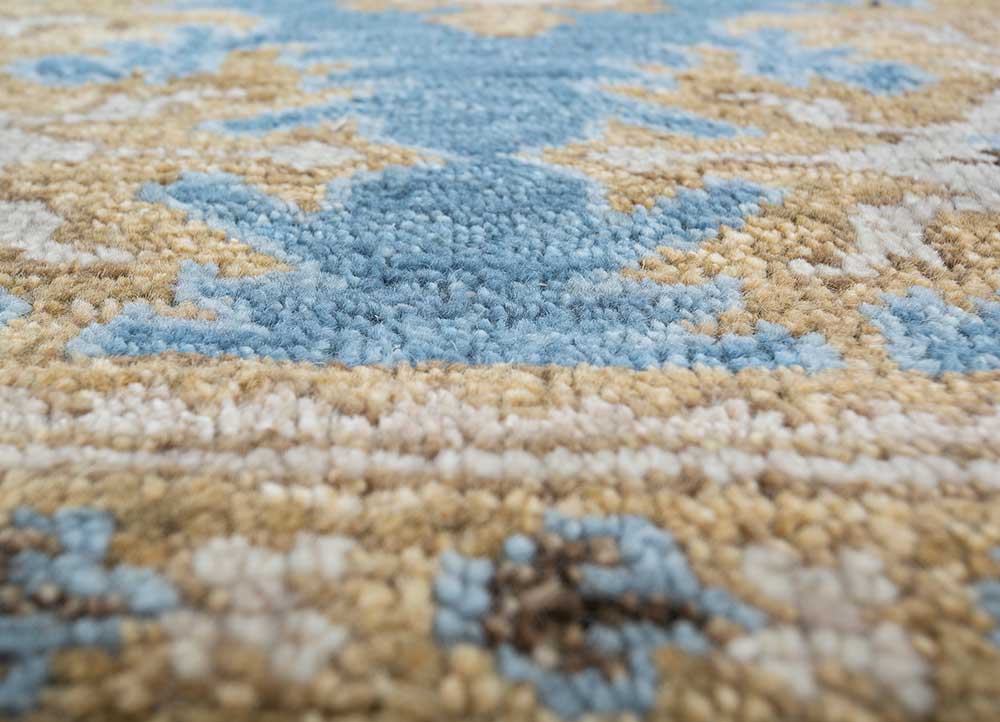 Savana Spice Brown/Aegean Blue Hand Knotted Traditional Rugs