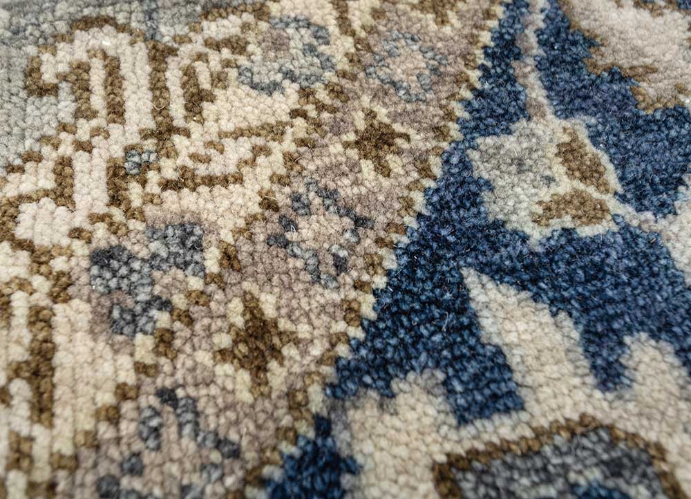 Savana Hand knotted Multi Colored Indian Rugs