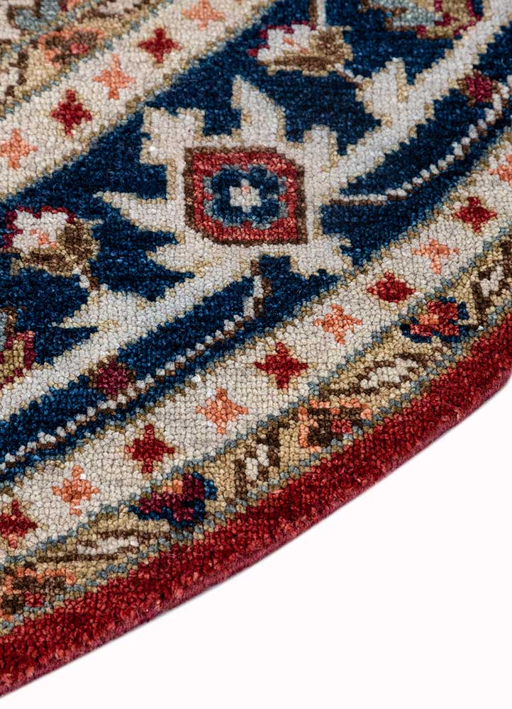Savana Hand knotted Multi Colored Indian Rugs