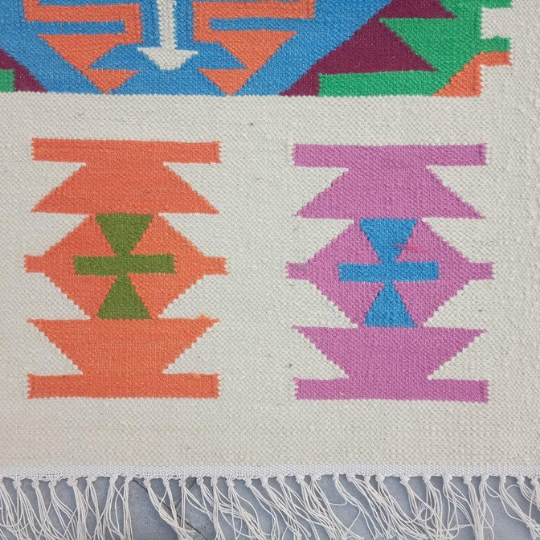 Kilim Flatweave Rug Handmade Sofa Floor Decorative Rug