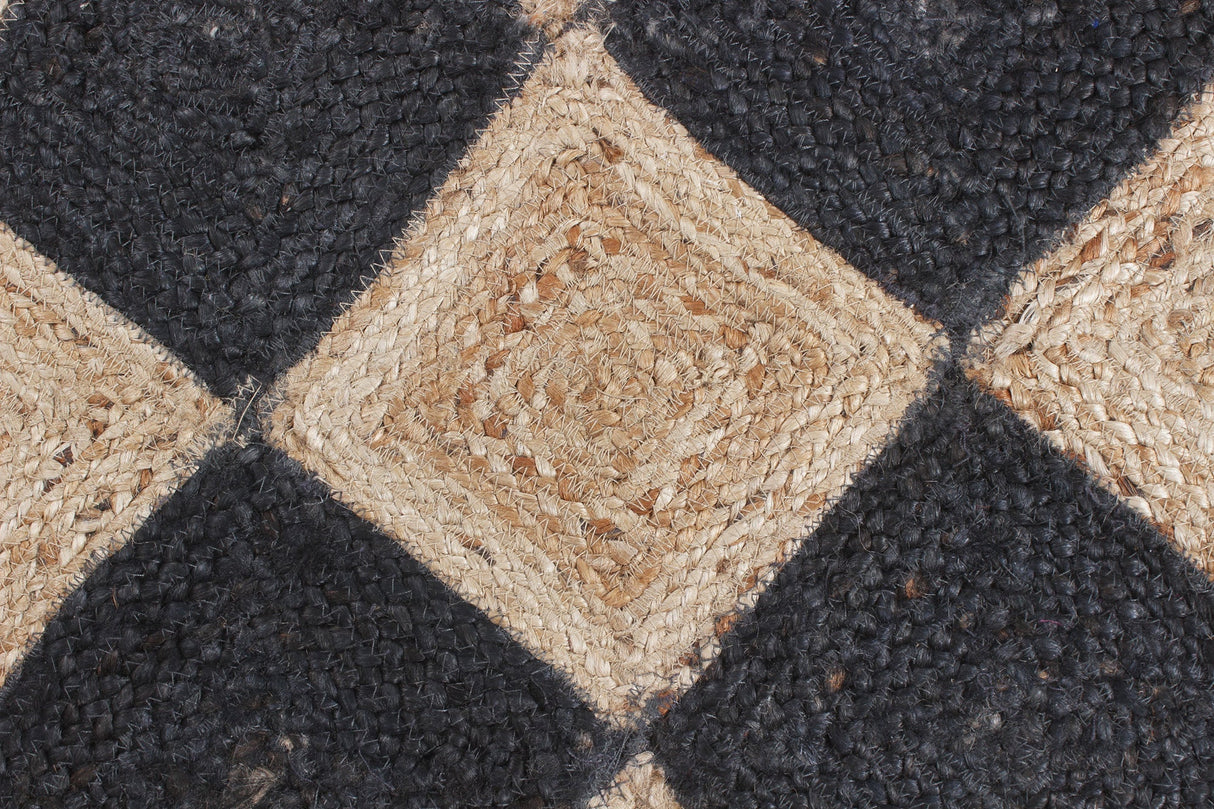 Round Natural Jute Rug – Braided Woven Handmade Area Carpet