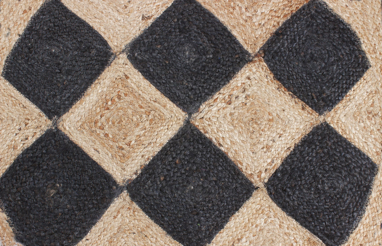 Round Natural Jute Rug – Braided Woven Handmade Area Carpet