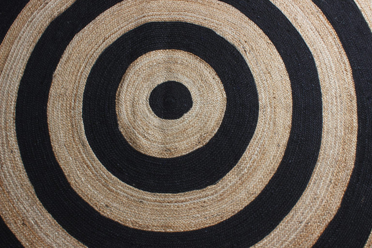 Indian Handmade Braided Jute Rug – Natural Area Rug & Outdoor Doormat