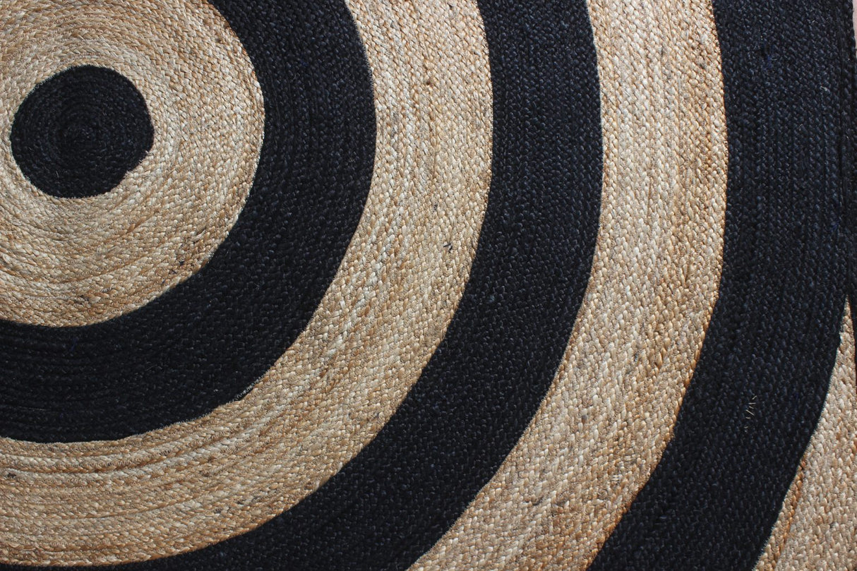 Indian Handmade Braided Jute Rug – Natural Area Rug & Outdoor Doormat