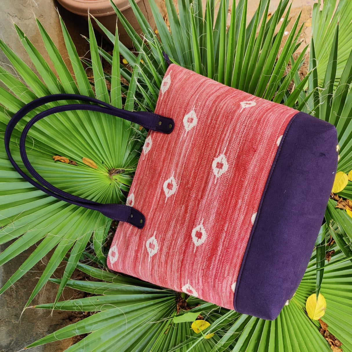 Bohemian Dhurrie Bags,Cotton Woven Dhurrie Shoulder Bag