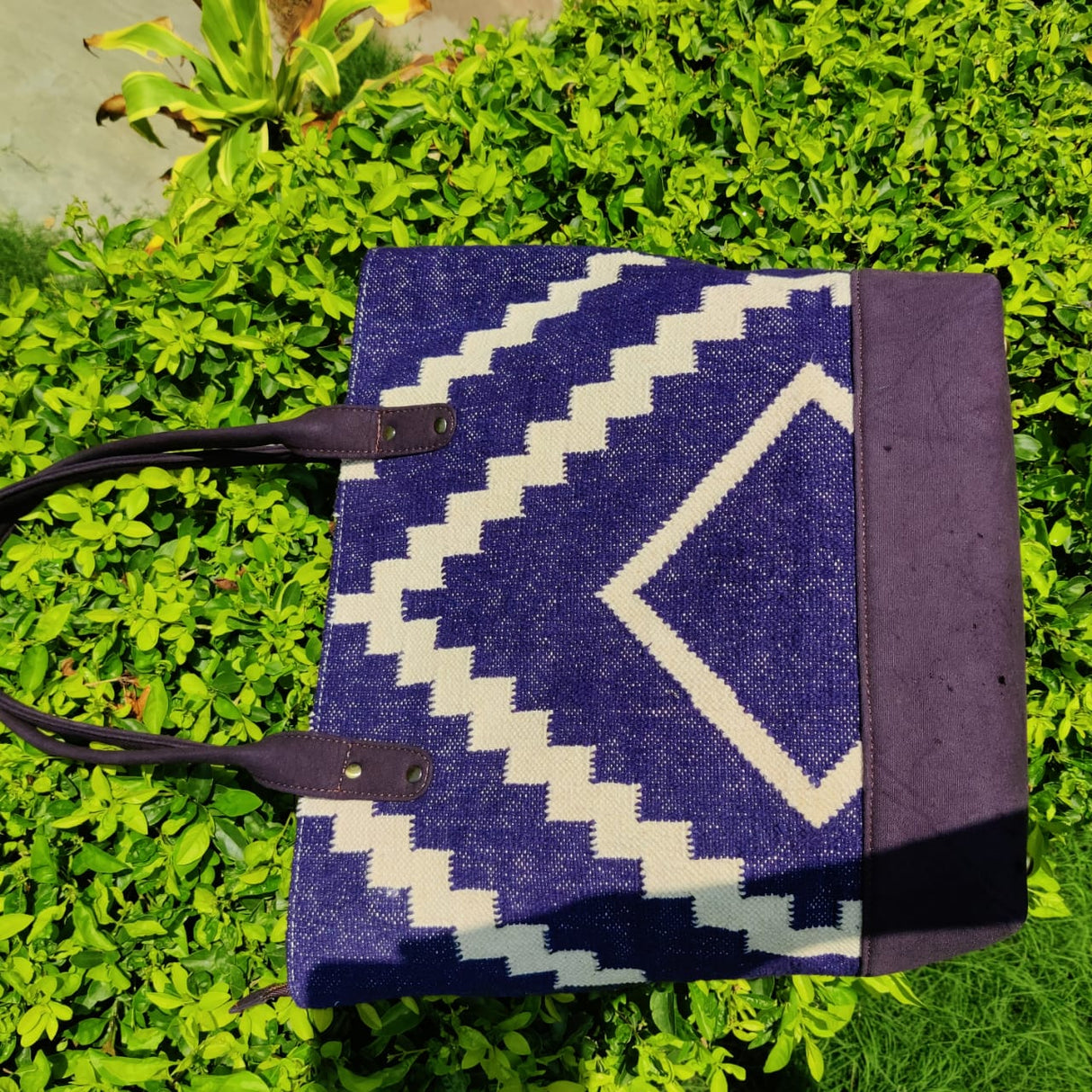 Cotton Dhurrie Shoulder Bag,Boho Dhurrie Bags