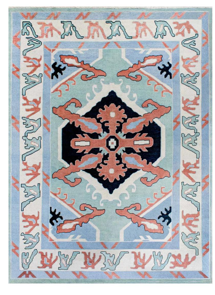 Home Decorative Sofa Floor Mat Rug And Carpet, Handwoven Oushak Carpets