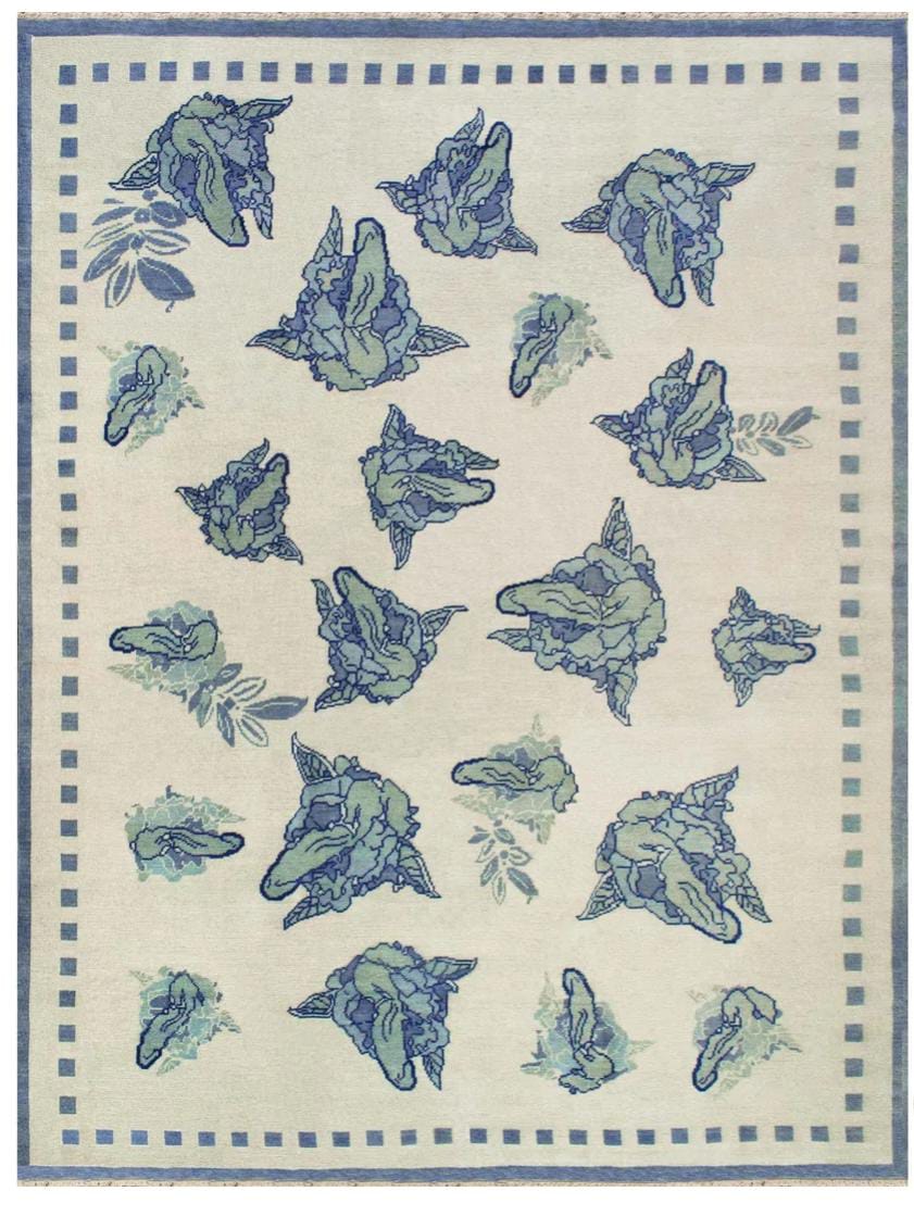 Livingroom Rug Organic Wool Rug & Carpet,Luxury Oushak Carpets